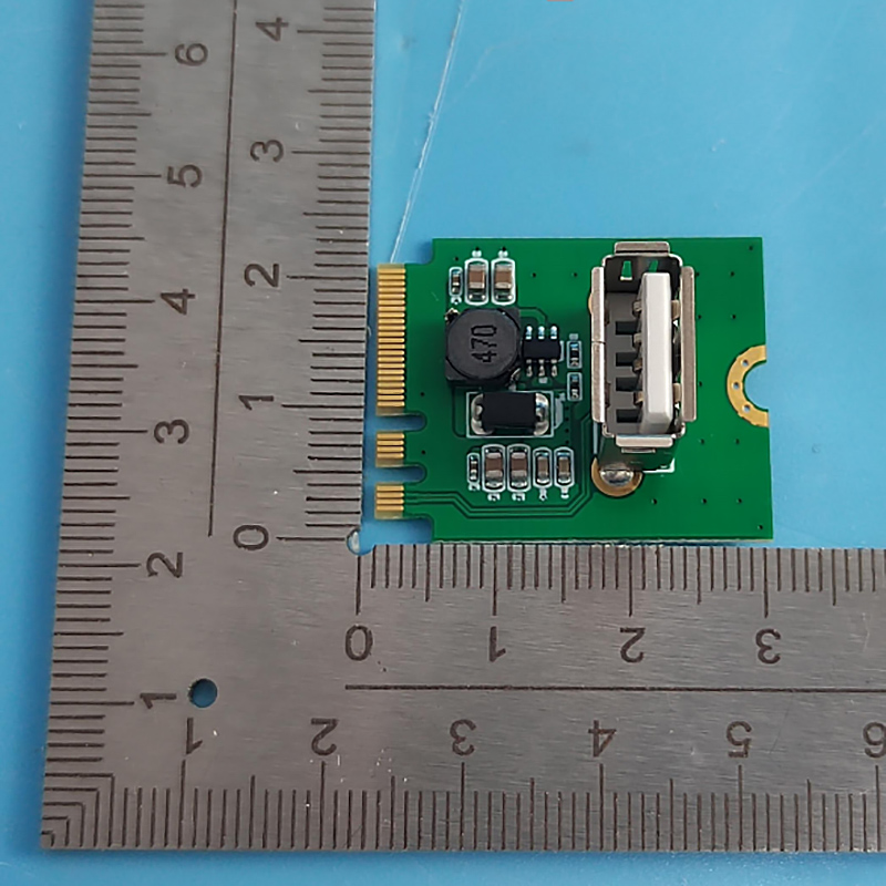 西霸E3-M2ADU2 M.2轉(zhuǎn)一個(gè)USB2.0擴(kuò)展卡（A+E Key）